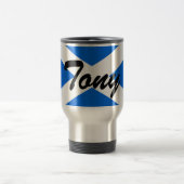 Aangepaste naam Scottish Flag Mugcn Reisbeker (Center)