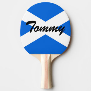 Aangepaste naam Scottish Flag ppt Tafeltennisbatje