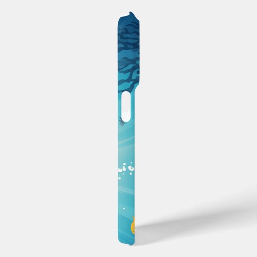 Aangepaste naam Scuba Diver Case-Mate iPhone Case (Achterkant / Rechts)