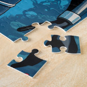 Aangepaste naam Scuba Diver Legpuzzel (Zijkant)