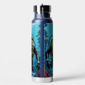 Aangepaste naam Scuba Diver Waterfles (Links)