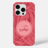 Aangepaste naam Shadow Steaks Red Artwork Case-Mate iPhone Case (Achterkant)