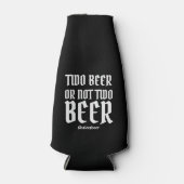 Aangepaste naam Shakesbeer Funny Beer Bottle Coole Flesjeskoeler (Voorkant)