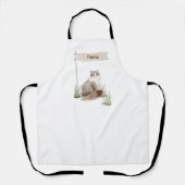 Aangepaste naam Siberian Cat Pet Schort (Voorkant)