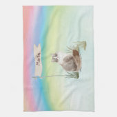 Aangepaste naam Siberian Cat Pet Theedoek (Verticaal)