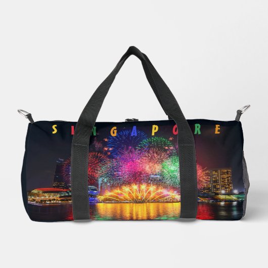 Aangepaste naam Singapore Fireworks Plunjezak (Voorkant)