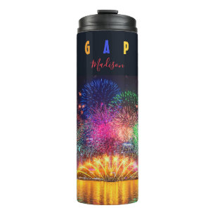 Aangepaste naam Singapore Fireworks Thermosbeker