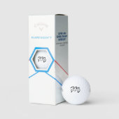 Aangepaste naam sjabloon huwelijksgunst golfballen (Verpakking)