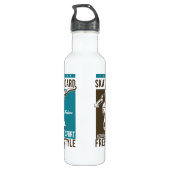 Aangepaste naam Skateboardeflesje Waterfles (Achterkant)