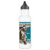 Aangepaste naam Skateboardeflesje Waterfles (Rechts)