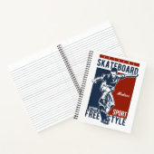 Aangepaste naam Skateboarding Notitieboek (Binnen)