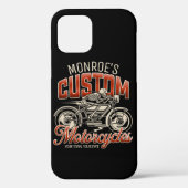 Aangepaste naam Skeleton Motorcycle Winkelen Case-Mate iPhone Case (Achterkant)