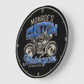 Aangepaste naam Skeleton Motorcycle Winkelen Grote Klok (Hoek)
