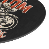 Aangepaste naam Skeleton Motorcycle Winkelen Snijplank (Hoek)