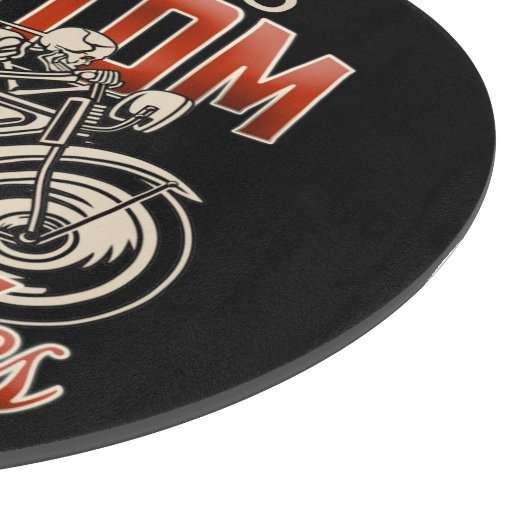 Aangepaste naam Skeleton Motorcycle Winkelen Snijplank (Hoek)