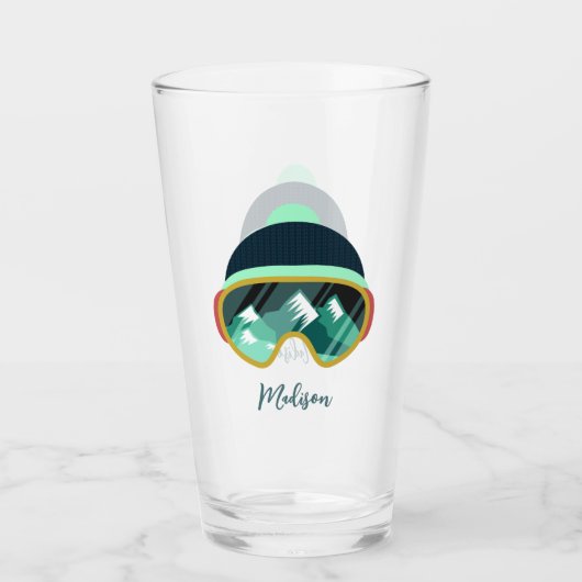 Aangepaste naam Ski Mask Glas (Voorkant)