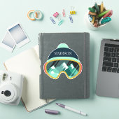 Aangepaste naam Ski Mask Sticker (iPad Cover)