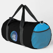 Aangepaste Naam Sky Blue Gym Bag JK 2023 Plunjezak (Rechterhoek)