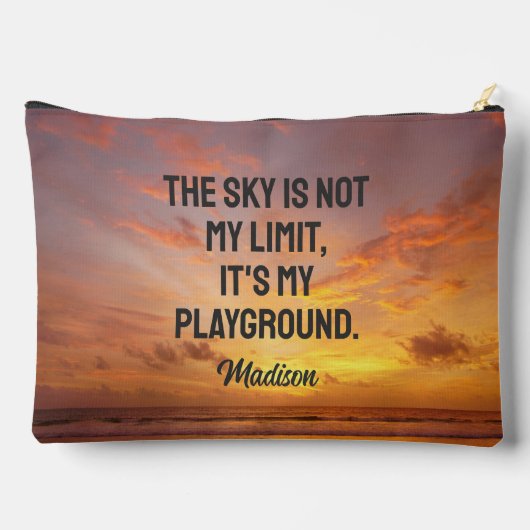 Aangepaste naam Sky Quote Etui (Achterkant)