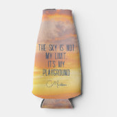 Aangepaste naam Sky Quote Flesjeskoeler (Voorkant)