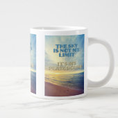 Aangepaste naam Sky Quote Grote Koffiekop (Rechts)