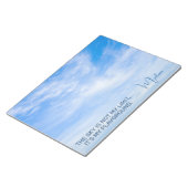 Aangepaste naam Sky Quote Notitieblok (Schuin)