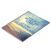 Aangepaste naam Sky Quote Notitieboek (Linkerzijde)