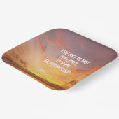 Aangepaste naam Sky Quote Papieren Bordje (Gebogen)