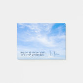 Aangepaste naam Sky Quote Post-it® Notes (Voorkant)