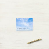 Aangepaste naam Sky Quote Post-it® Notes (Op bureau)