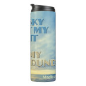 Aangepaste naam Sky Quote Thermosbeker (Geroteerd rechts)