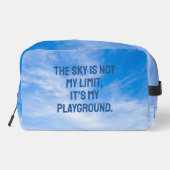 Aangepaste naam Sky Quote Toilettasje (Achterkant)