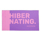 Aangepaste naam "Slaapende" kussenslopen (Achterkant)