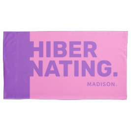 Aangepaste naam "Slaapende" kussenslopen