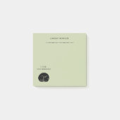Aangepaste naam slapende kat Het is oké om introve Post-it® Notes (Voorkant)
