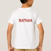 Aangepaste naam Slechte Twee de Bot Rock and Roll  T-shirt (Achterkant)