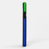 Aangepaste naam sleepblauwe strepen Case-Mate iPhone case (Achterkant/rechts)