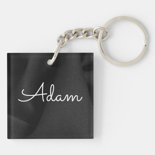 Aangepaste naam sleutelhanger | persoonlijke Sleut (Achterkant)