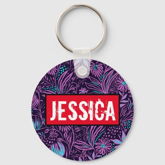 Aangepaste naam Sleutelhanger |Persoonlijke sleute (Voorkant)