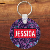 Aangepaste naam Sleutelhanger |Persoonlijke sleute (Voorkant)