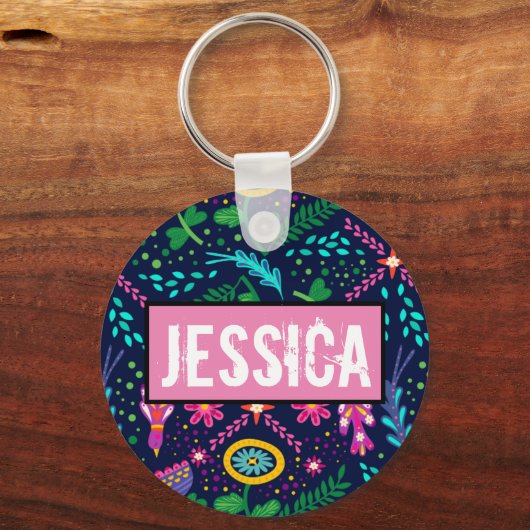 Aangepaste naam Sleutelhanger |Persoonlijke sleute (Voorkant)