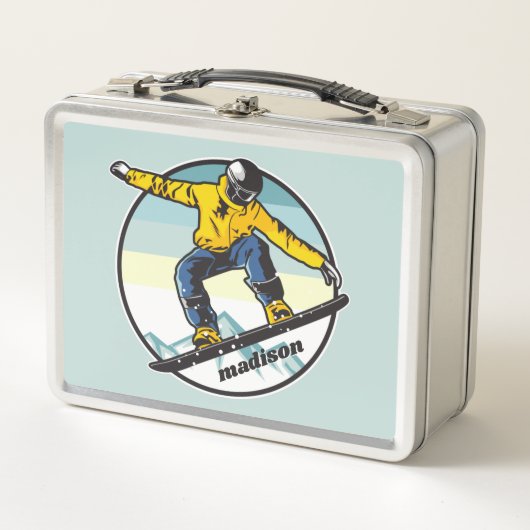 Aangepaste naam snowboarder (Voorkant)