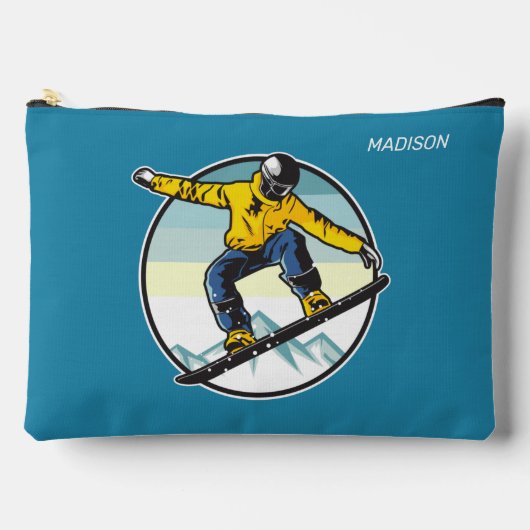 Aangepaste naam SNOWBOARDER Etui (Voorkant)