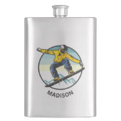 Aangepaste naam SNOWBOARDER Flacon (Voorkant)