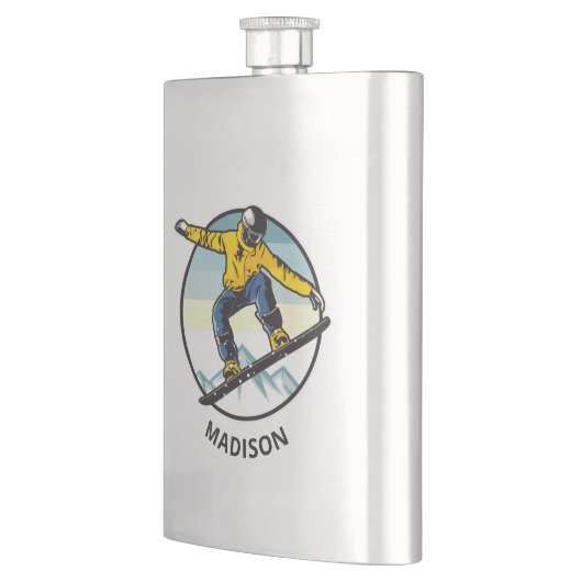 Aangepaste naam SNOWBOARDER Flacon (Links)