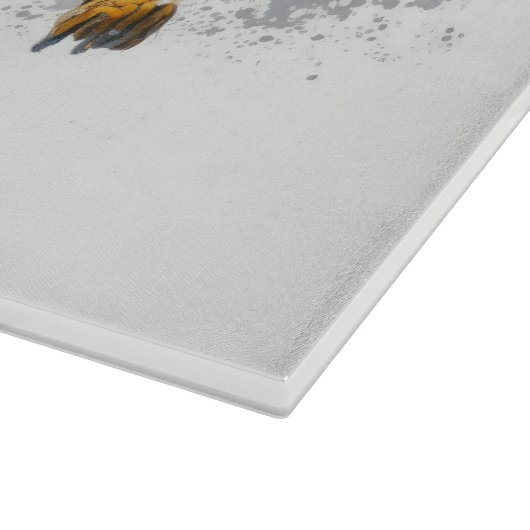 Aangepaste naam Snowboarder Illustratie Snijplank (Hoek)