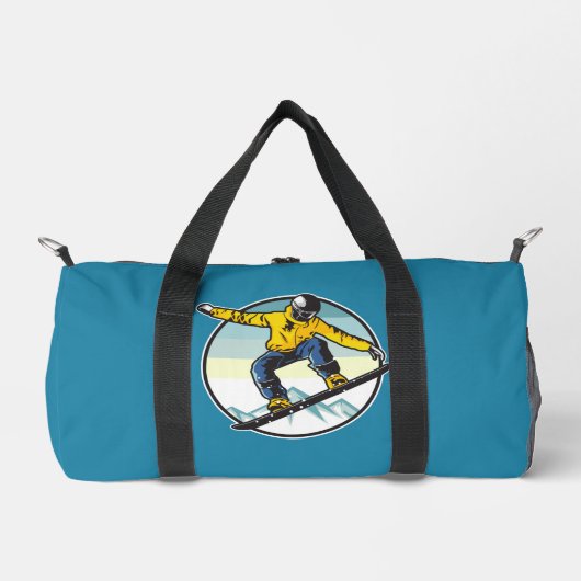 Aangepaste naam SNOWBOARDER Plunjezak (Voorkant)