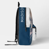 Aangepaste naam Snowboarding Bedrukte Rugzak (Links)