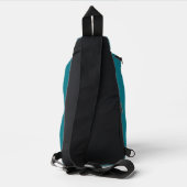 Aangepaste naam Snowboarding Sling Bag (Achterkant)