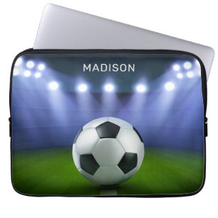 Aangepaste naam Soccer Stadium-laptophoezen Laptop Sleeve